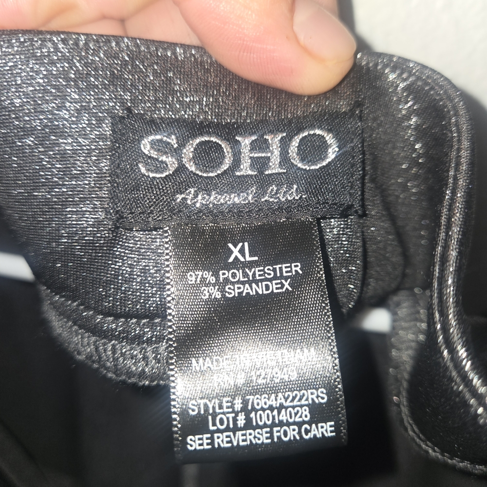 Soho Women's Wide Leg Pants - Black